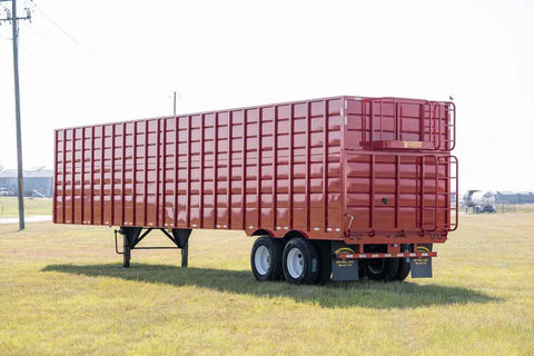 Harrell Ag Drying Van full trailer view parked on grass