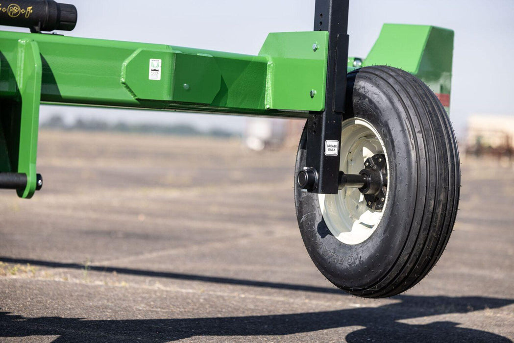 Harrell Ag on-land switch plow wheel and support frame detail