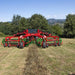 Enorossi CR-850 basket bar rake working on uneven terrain