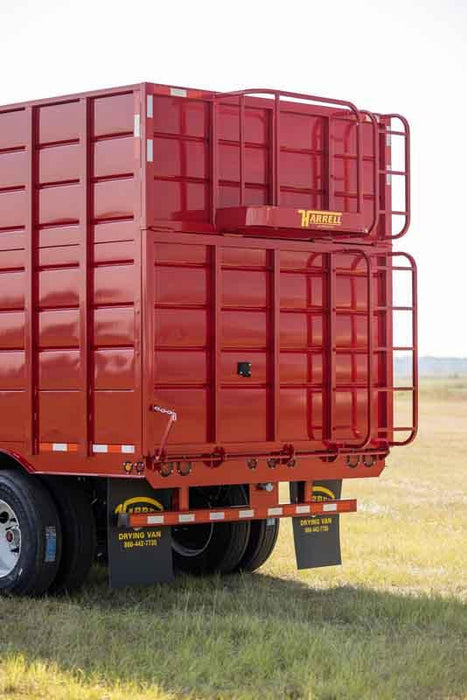 Harrell Ag Drying Van angled exterior view on ground