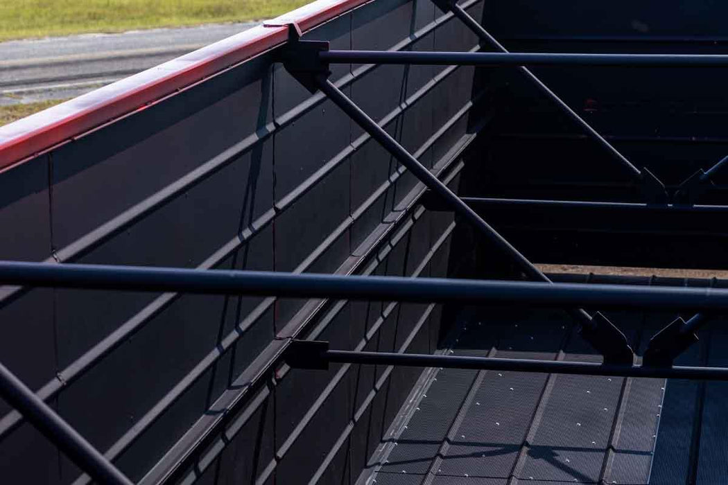 Harrell Ag Drying Van interior steel floor and wall construction