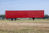 Harrell Ag Drying Van side view showing low-profile steel body