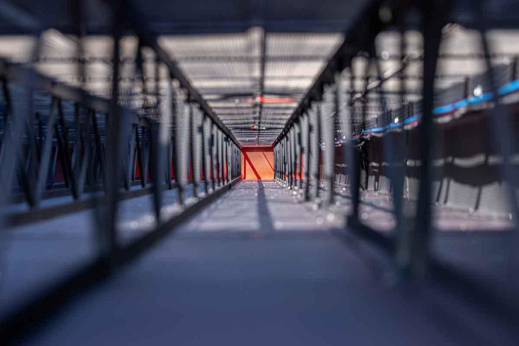 Harrell Ag Drying Van interior airflow channel and steel framing