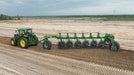 Harrell Ag Rock-N-Root Rake side view showing full working width
