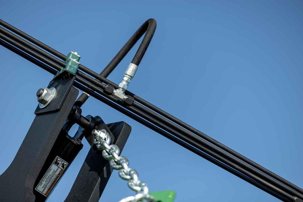 Harrell Ag Rock-N-Root Rake wheel linkage and adjustment arm