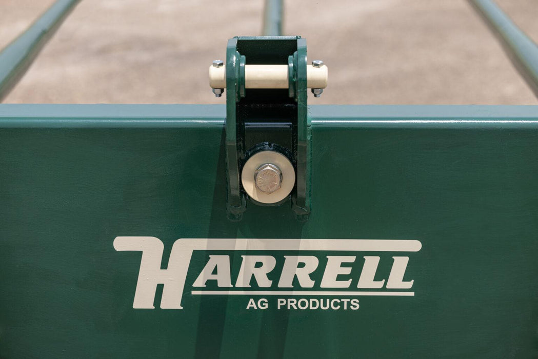 Harrell Ag cotton spear brand plate and frame detail