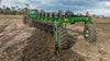 Harrell Ag Rock-N-Root Rake wide-angle field operation view