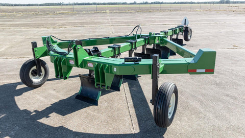 Harrell Ag On-Land Switch Plow 6508 HD parked on paved surface