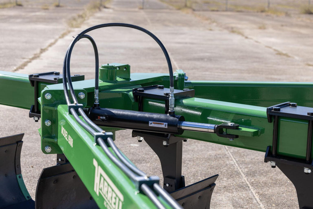 Harrell Ag On-Land Switch Plow 6508 HD control linkage and adjustment view