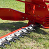 Cutting bar detail on Enorossi front-mounted sickle bar mower