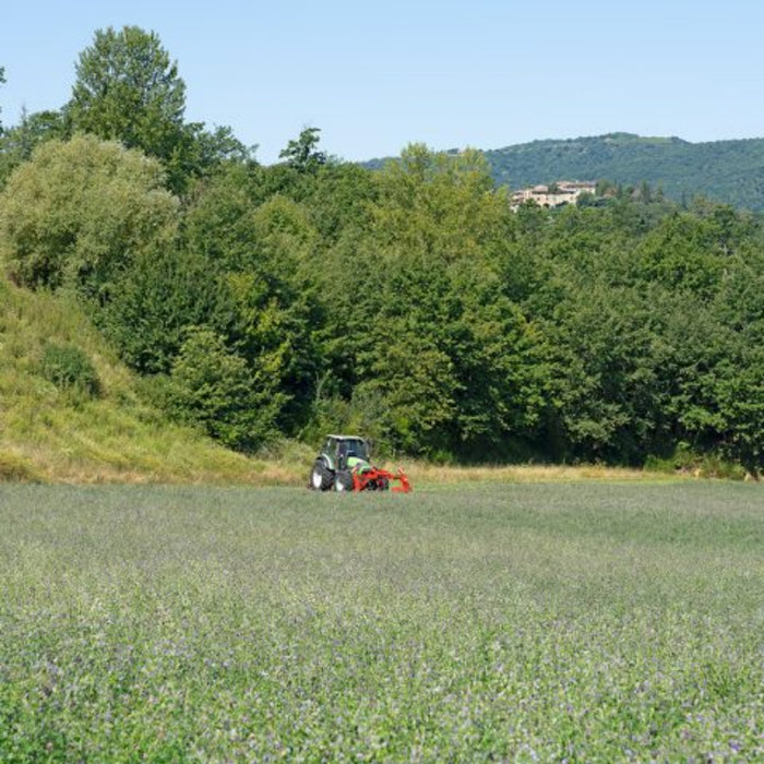 Enorossi sickle bar mower performing forage cutting