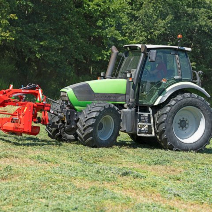Enorossi BFF mower operating during field maintenance
