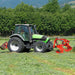 Enorossi BFF mower positioned for transport on tractor