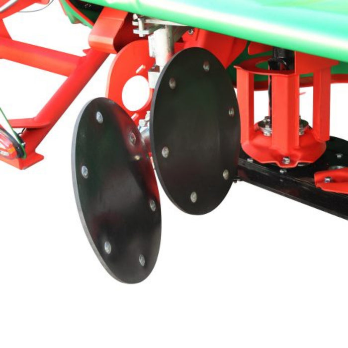 Disc cutting system and blades on Enorossi DMP forage mower