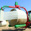 Enorossi BW mounted bale wrapper in static wrapping position