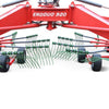 Enorossi ENODUO 920 double rotary hay rake front view with raking arms