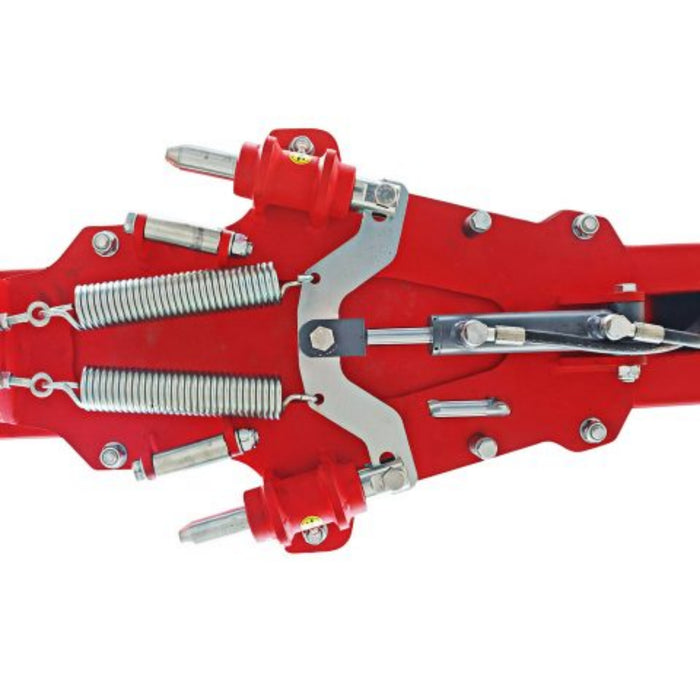 Enorossi MASTER RAKE hydraulic frame adjustment detail