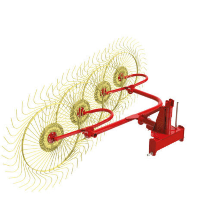 Enorossi Inline Rake RP double-arm wheel configuration