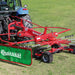 Enorossi RR 420 EVO single rotor hay rake forming windrow in field