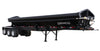Demco triple axle side dump trailer with steel dump body and landing legs