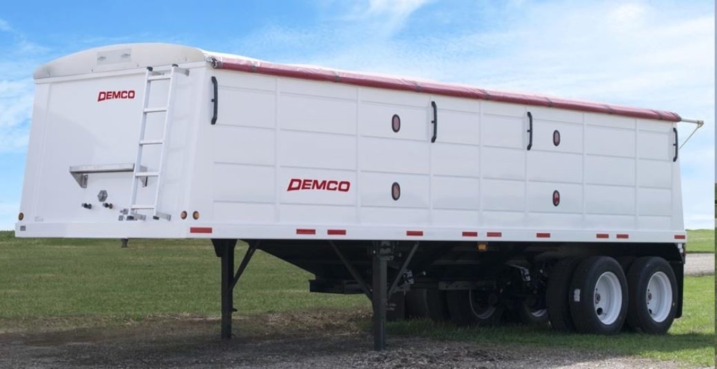 Demco Steel Hopper-Bottom Grain Trailer