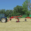 Enorossi TRACER 780 double rotary hay rake rotor and tine arm detail