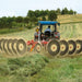Central windrow formation by Enorossi BATRAKE wheel rake