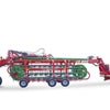 Enorossi CR-850 basket bar rake forming forage windrow