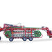 Enorossi CR-850 basket bar rake forming forage windrow