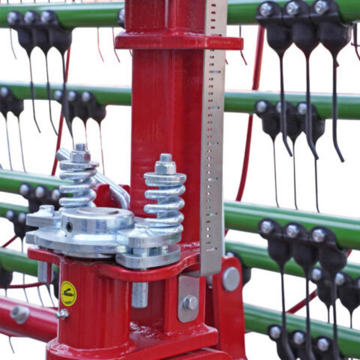 Rear frame and basket alignment on Enorossi CR-850 rake