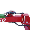 Enorossi CR-850 basket bar rake forming long forage windrow