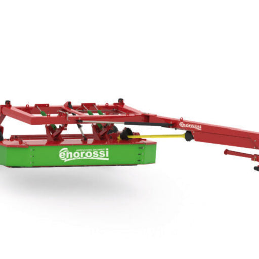 Enorossi DMC TREX center pivot pull-type disc mower with conditioner in working position