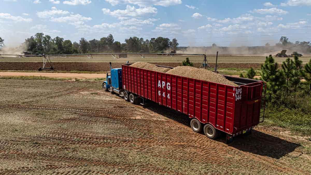 Harrell Ag Drying Van interior drying floor and side wall detail
