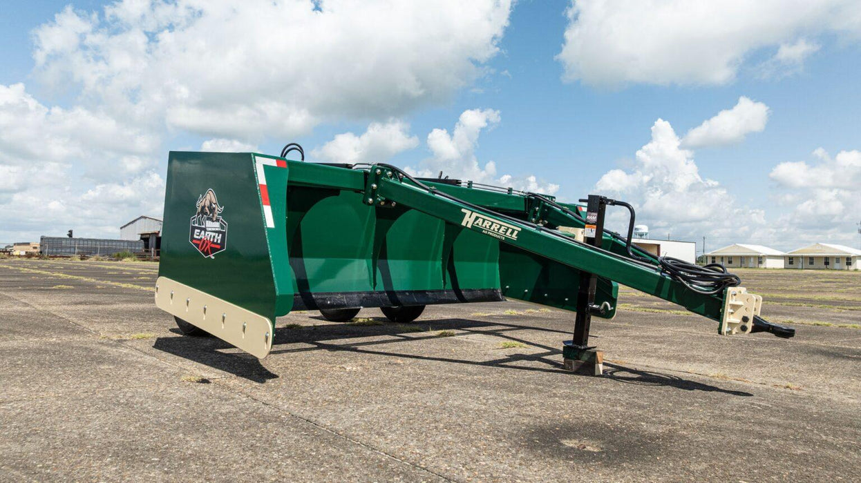 Harrell Ag Earth Ox Earth Mover operating on dirt surface