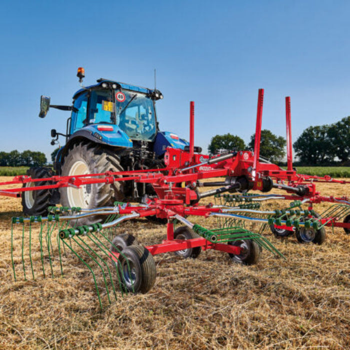 Enorossi ENODUO double rotor hay rake overall machine layout and rotor arms