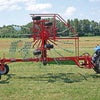 Enorossi ENODUO 780 double rotary hay rake in transport position