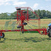 Enorossi ENODUO 780 double rotary hay rake in transport position