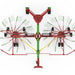 Enorossi ENODUO 920 double rotary hay rake overall machine layout on white background