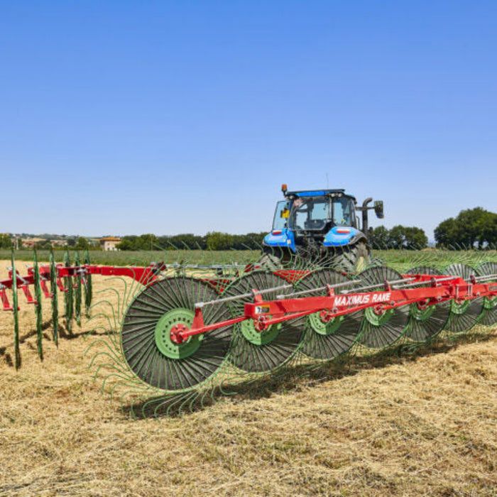 Enorossi MAXIMUS V-frame wheel rake rear field view