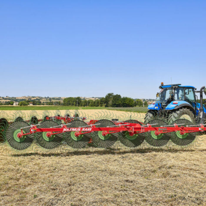 Enorossi MAXIMUS wheel rake hydraulic frame configuration