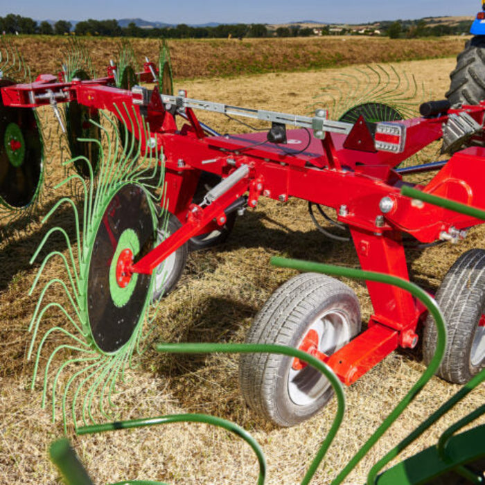 Enorossi MAXIMUS central joint V-frame wheel rake detail