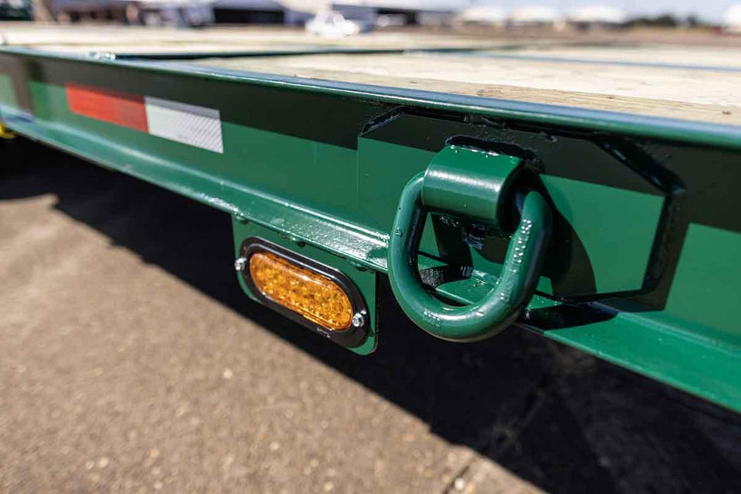 Harrell Ag Module 8 Express cotton module trailer welded tie-down ring and side marker light