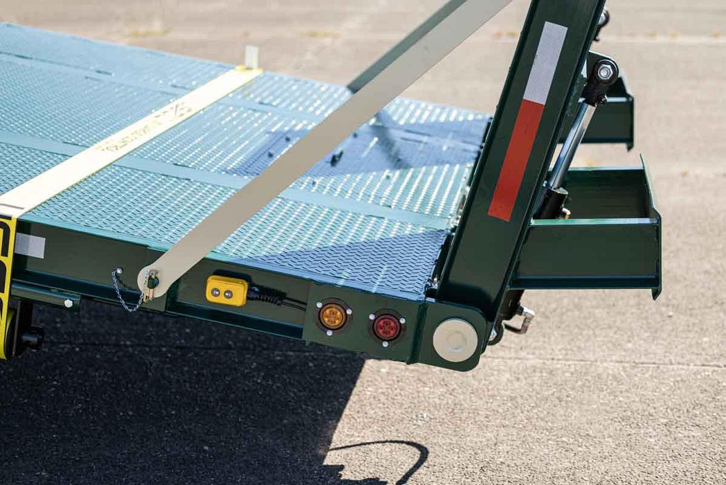 Harrell Ag Module 8 Express welded tie-down rings along trailer deck