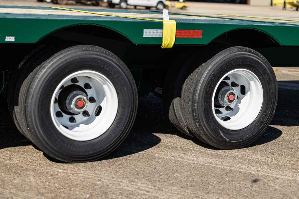 Harrell Ag Module 8 Express cotton module trailer tandem axle wheels and road tires