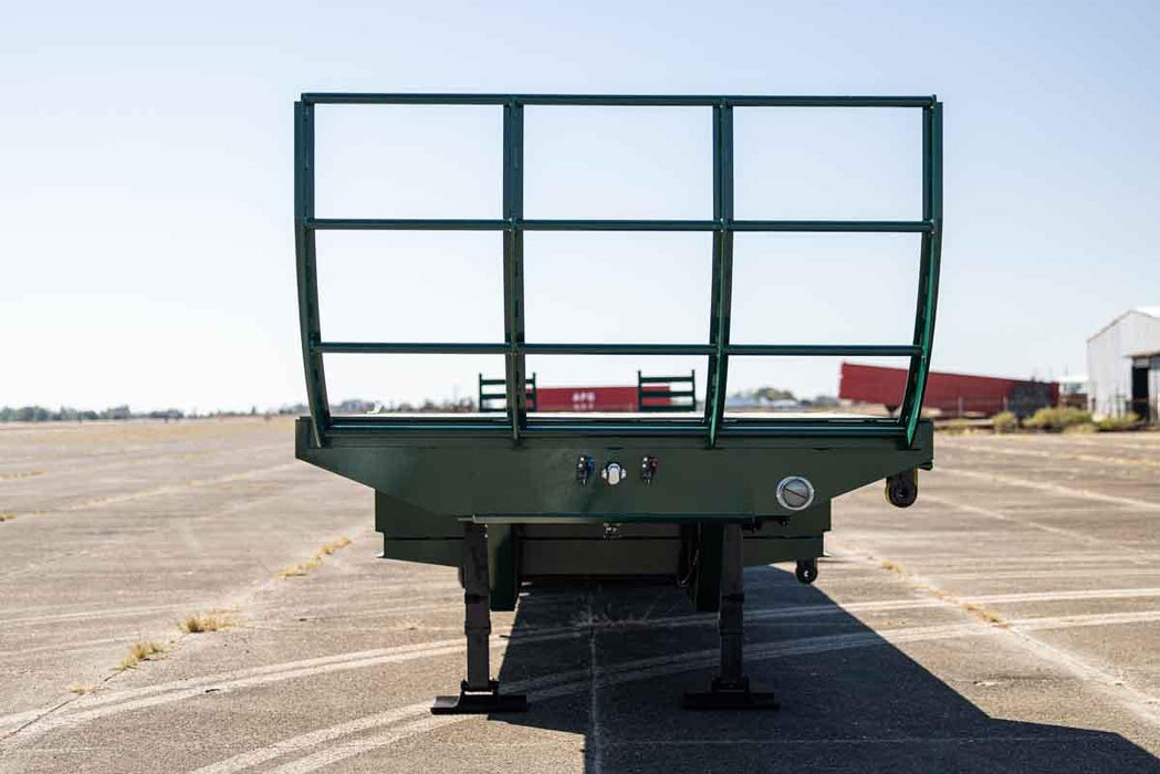 Harrell Ag Module 8 Express cotton module transport trailer side profile