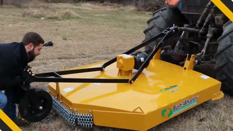 Bush-Whacker ST7210P 6' Pull-type Extra Heavy-Duty Single Rotor Cutter