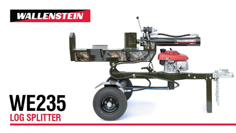Wallenstein WE235 Pivoting horizontal/vertical Log Splitter