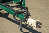 Harrell Ag Pull-Type Box Scraper towing hitch with hydraulic hose connections