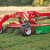 Enorossi TREX CP pull-type disc mower wide cutting coverage in field