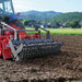 Enorossi Rotary Tiller TUNDER operating in field soil cultivation